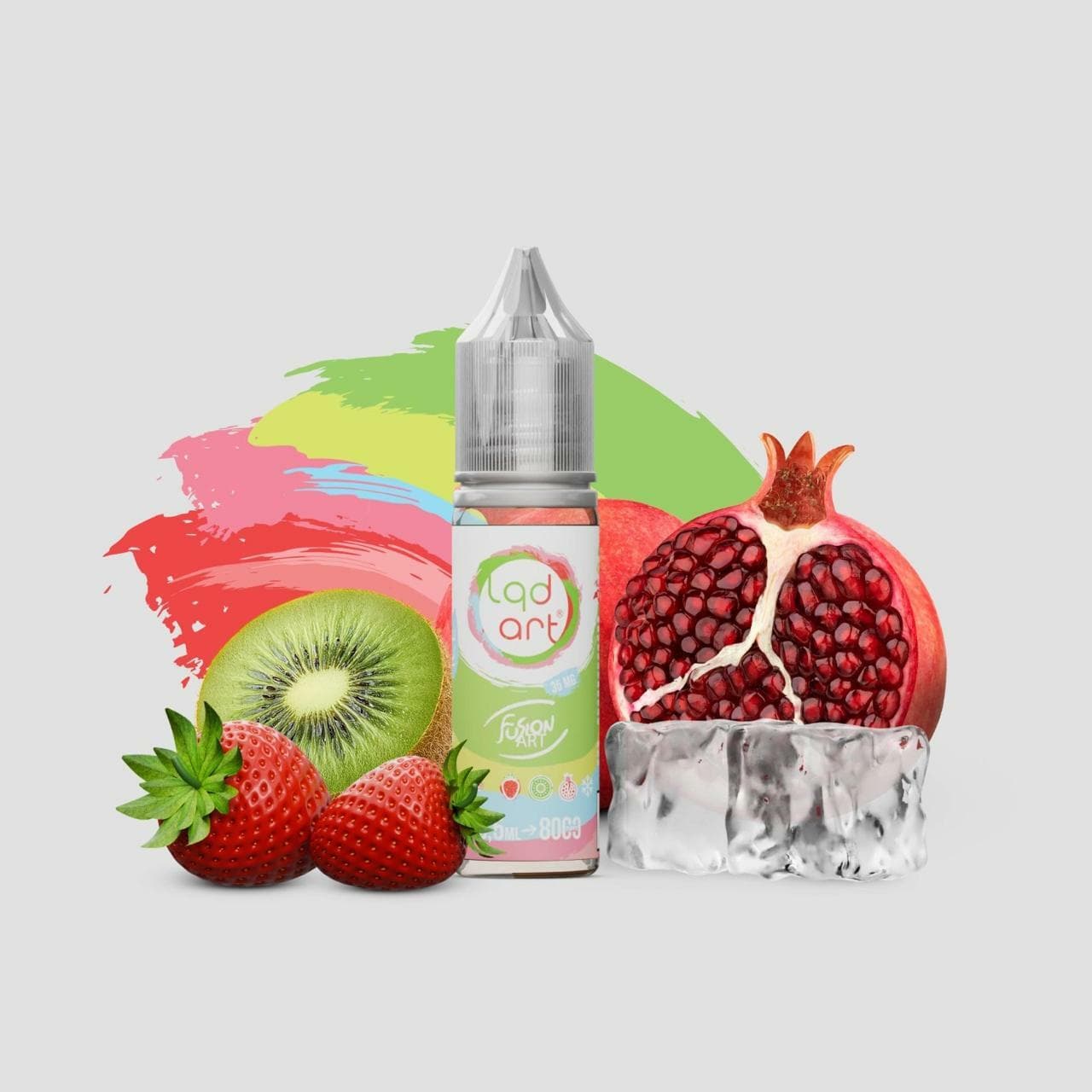 Juice Nic Salt Brain Freeze Ice - Fusion Art | LQD Art