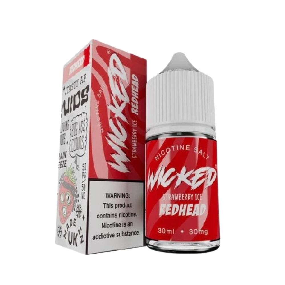 Juice NicSalt Strawberry Ice Redhead | Wicked
