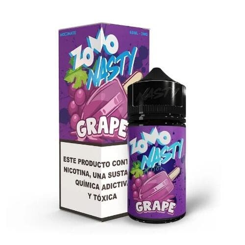 Juice Nic Salt Grape - PodMate | Zomo x Nasty