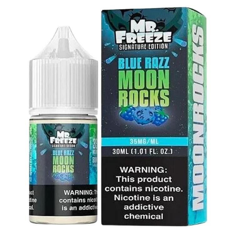 Juice NicSalt Blue Razz Moon Rocks - Signature | Mr. Freeze