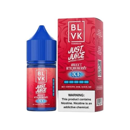Juice Nic Salt Sweet Strawberry Ice | BLVK Unicorn x Just Juice