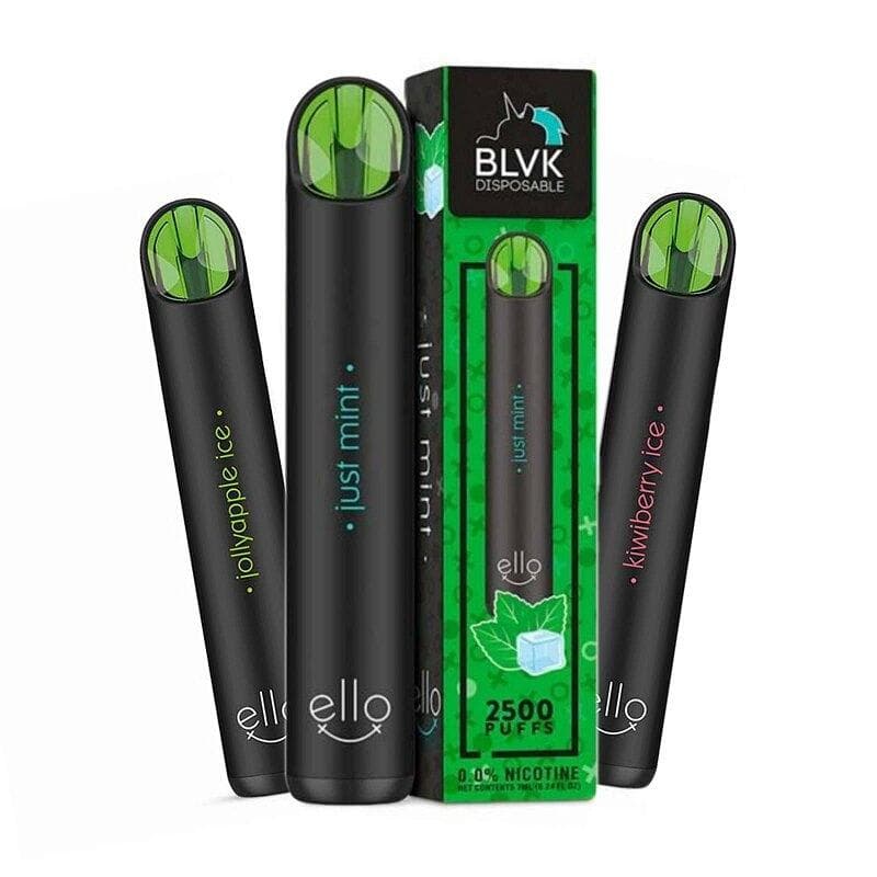 Pod Descartável Sem Nicotina BLVK Ello 2500 Puffs