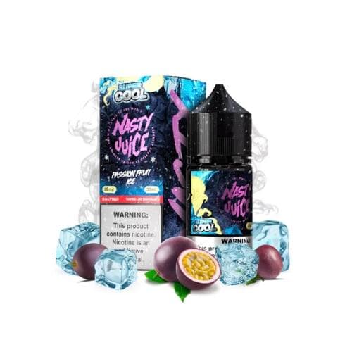Juice Nic Salt Passion Fruit Ice - Super Cool | Nasty