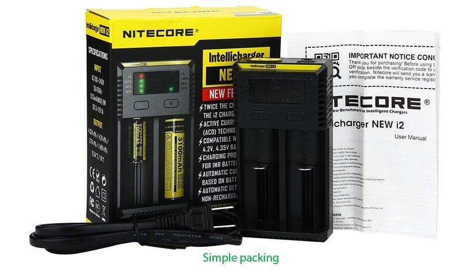 Carregador New i2 | Nitecore
