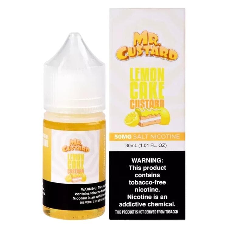 Juice NicSalt Lemon Cake Custard - Mr. Custard | Mr. Freeze