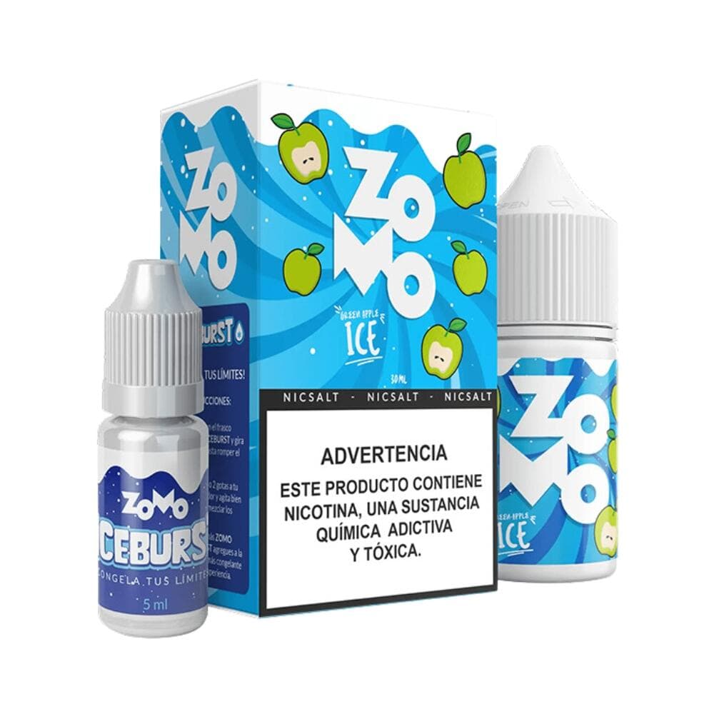 Juice NicSalt Green Apple Ice - Iceburst | Zomo