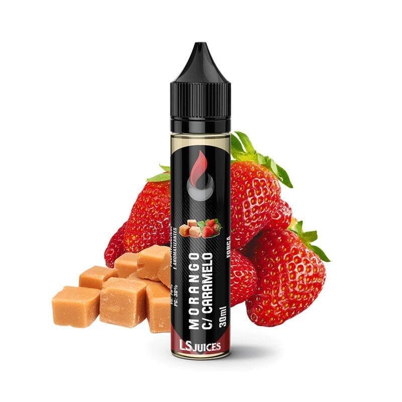 Líquido Morango com Caramelo - LS JUICES