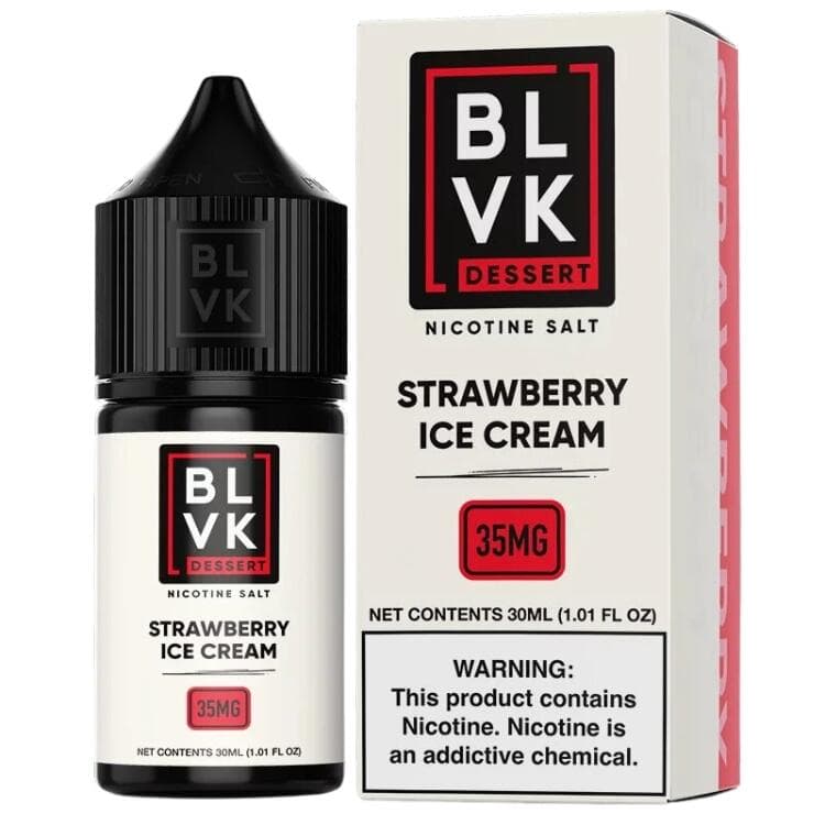 Juice NicSalt Strawberry Ice Cream - Dessert | BLVK Unicorn