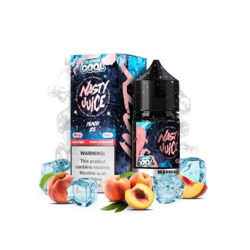 Juice Nic Salt Peach Ice - Super Cool | Nasty