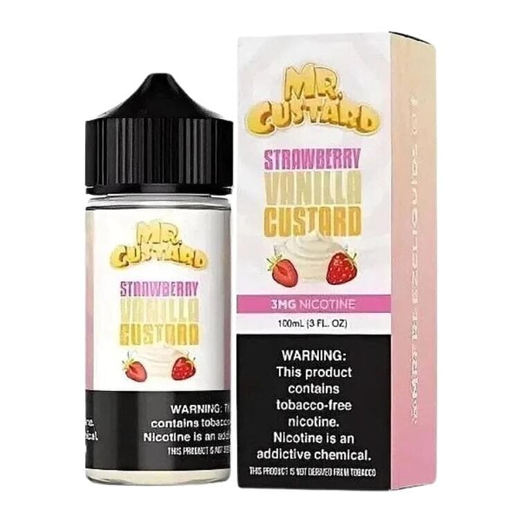 Juice Strawberry Vanilla Custard - Mr. Custard | Mr. Freeze