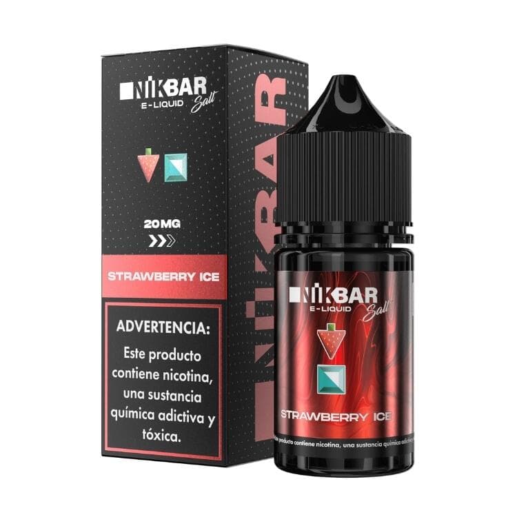 Juice Nic Salt Strawberry Ice | Nikbar
