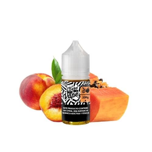 Juice Nic Salt Papaya Peach - Ice | Born to Vape