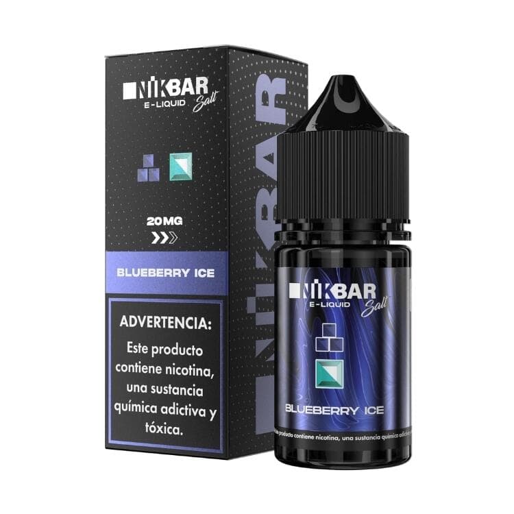 Juice Nic Salt Blueberry Ice | Nikbar