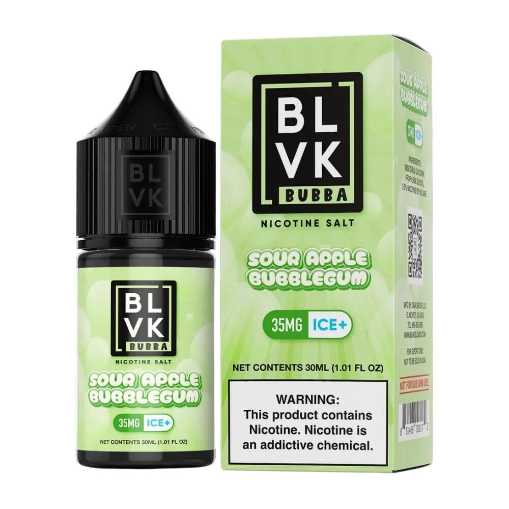 Juice NicSalt Sour Apple Bubblegum - Bubba | BLVK Unicorn