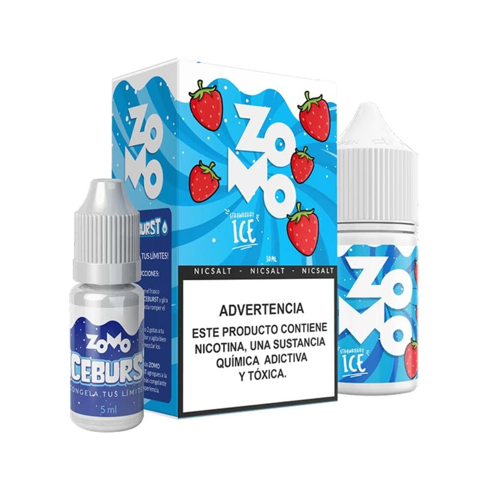 Juice NicSalt Strawberry Ice - Iceburst | Zomo