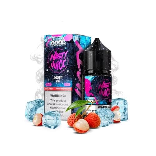 Juice Nic Salt Lychee Ice - Super Cool | Nasty