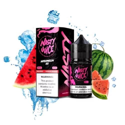 Juice Nic Salt Watermelon Ice - Smooth | Nasty