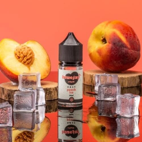 Juice NicSalt Peach Ice | Bluejay