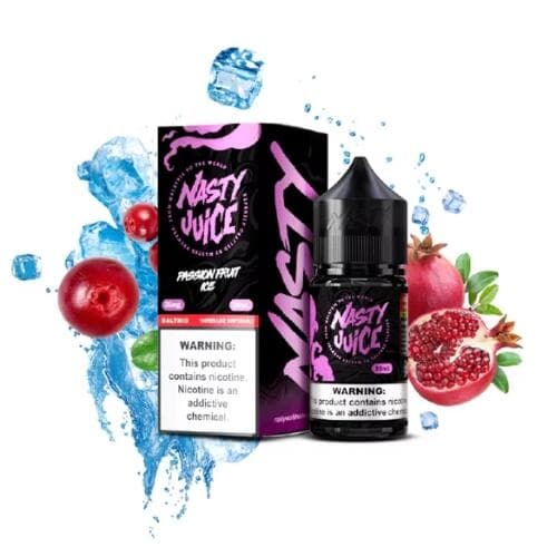 Juice Nic Salt Passion Fruit Ice - Smooth | Nasty