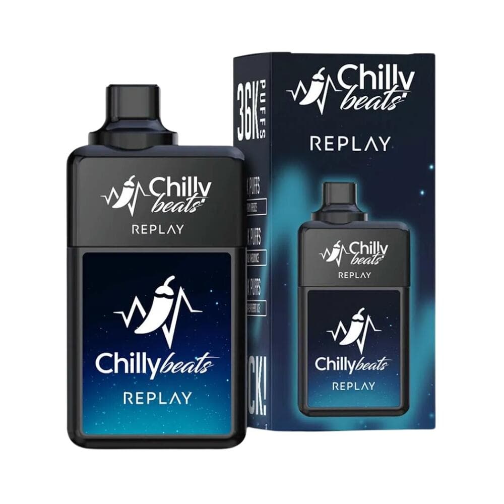 Pod Descartável Replay com 36000 puffs | Chilly Beats