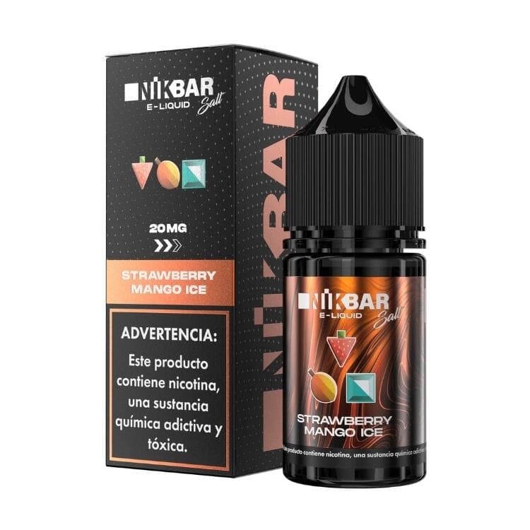 Juice Nic Salt Strawberry Mango Ice | Nikbar