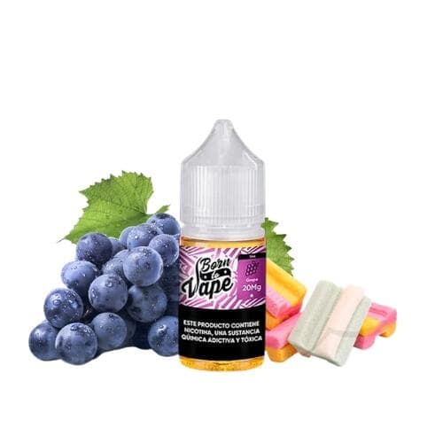 Juice Nic Salt Grape Bubblegum - Ice | Born to Vape