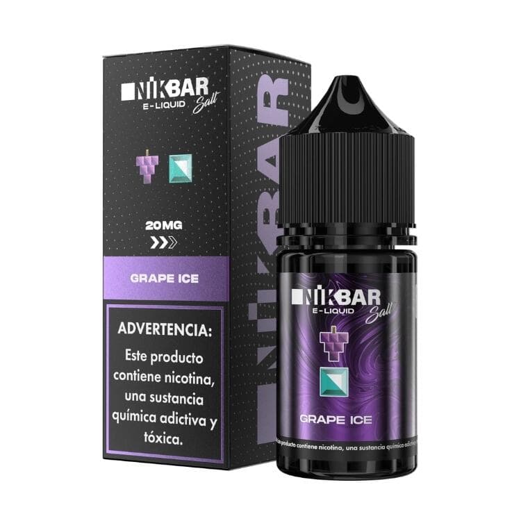 Juice Nic Salt Grape Ice | Nikbar
