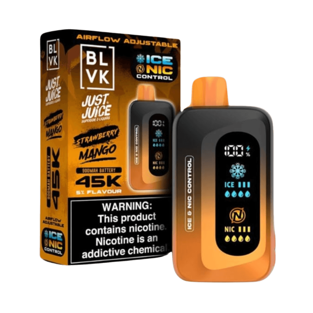 Pod Descartável Ice & Nic Control 45K - 45000 puffs | BLVK x Just Juice