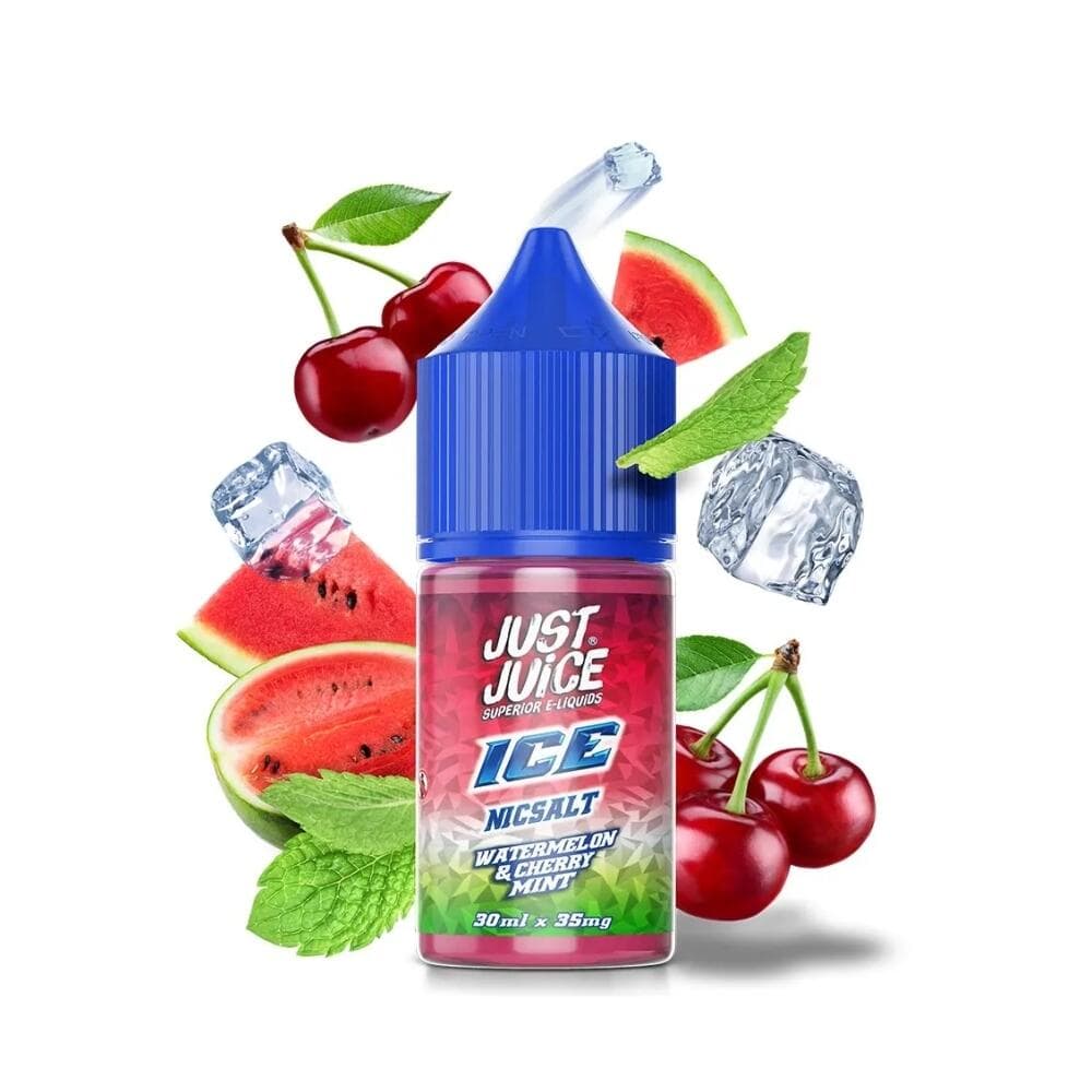 Juice NicSalt Watermelon & Cherry Mint - Ice | Just Juice